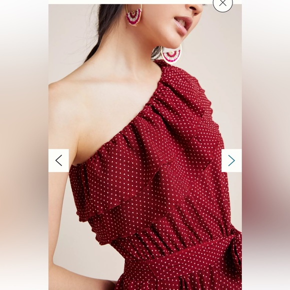 Maeve Rita Ruffled One-Shoulder Top - Picture 2 of 11